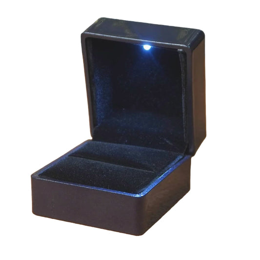 LED Light Jewelry Box – Elegant Ring & Jewelry Display Case