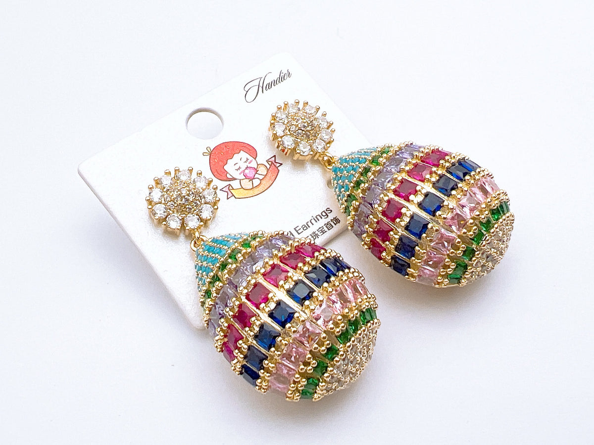Singapore Natural Real Stone Earrings – Premium Elegant Drop Earrings